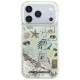 Karl Lagerfeld Liquid Glitter Beach & Sand dėklas iPhone 17 Pro / 18 Pro, smėlio spalvos