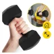 4Fizjo Bitumen Dumbbells 2 x 5 kg, Black