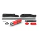 Sraigtinių spaustuvų rinkinys Bessey TGA25SET-135, 2 vnt., 250 x 120 mm, juodas / raudonas