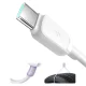 Joyroom Multi-Color Series A14 USB-A į USB-C laidas, 3A, 1.2m, Baltas