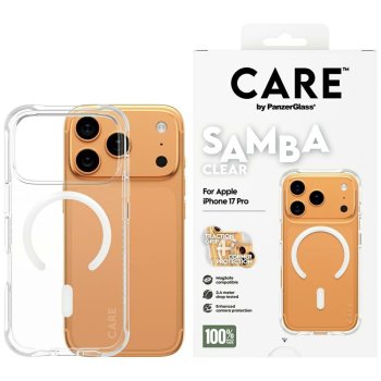 PanzerGlass iPhone 17 Pro Case CARE Fashionable Samba MagSafe, Transparent