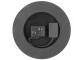 Floating Solar Fountain for Ponds and Pools, Black