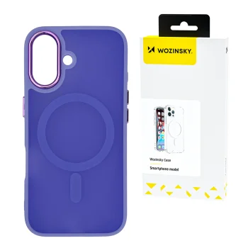 Wozinsky Fashion Case MagSafe for Samsung Galaxy S25 Ultra, Purple