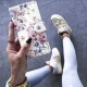Tech-Protect Wallet atverčiamas dėklas Samsung Galaxy A55 5G, Pink Flowers