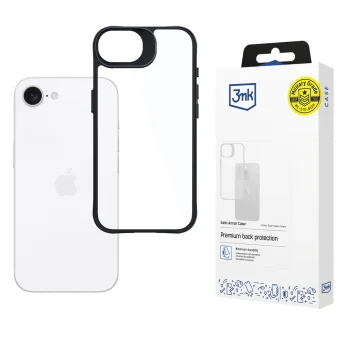 3mk Satin Armor Case+ dėklas Apple iPhone 16e / SE 4, skaidrus