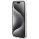 Guess dėklas iPhone 15 Pro telefonui IML 4G Gold Stripe, rudas