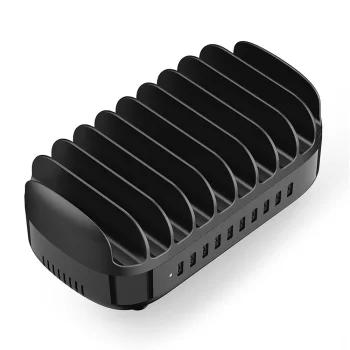 USB įkrovimo stotelė Orico DUK-10P-V1, 10x USB-A, juoda
