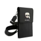 Karl Lagerfeld Metal Karl Head krepšelis telefonui, juodas