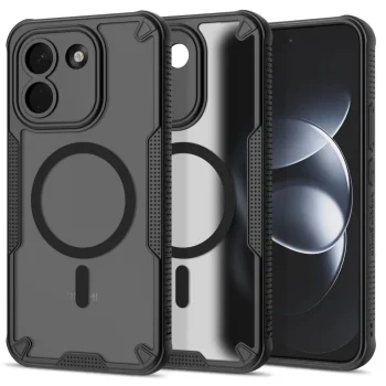 Tech-Protect Rugged Shield MagSafe case for Xiaomi Redmi Note 17 Pro Max 5G, matte black