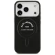 Karl Lagerfeld iPhone 17 Pro Max dėklas Karl RSG Logo MagSafe, juodas