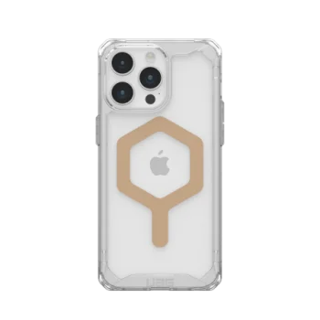 UAG Plyo MagSafe dėklas telefonui iPhone 15 Pro Max, skaidrus / auksinis