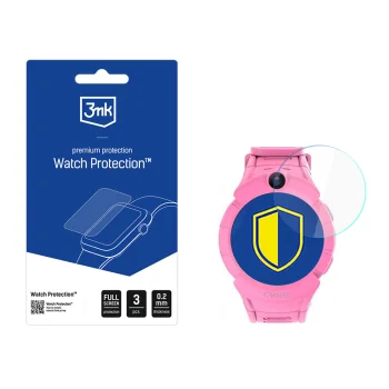 Hibridinis apsauginis stiklas 3mk FlexibleGlass laikrodžiui Carneo GuardKid+ Mini