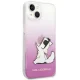 Karl Lagerfeld Choupette Fun dėklas, skirtas iPhone 14 Plus, rožinis