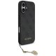 Guess 4G Charms Collection MagSafe dėklas telefonui iPhone 17, juodas