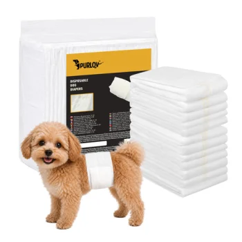 Purlov Dog Diapers S-M (30-46 cm), 12 pcs