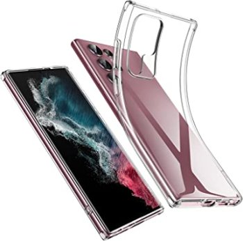 Galinė nugarėlė-dėklas 2mm Samsung Galaxy S22 Ultra, skaidrus