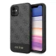 Dėklas Guess 4G Stripe skirtas iPhone 11 6.1\" / XR, pilkas