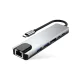 USB-C šakotuvas Tech-Protect HB02 6in1 HDMI 4K RJ45 PD100W pilkas