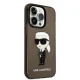 Karl Lagerfeld Ikonik Karl dėklas, skirtas iPhone 14 Pro 6.1\", juodas