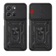 Dėklas Tech-Protect CamShield Pro telefonui Motorola Moto G67 / G77, juodas