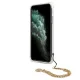 Guess Peony Chain dėklas telefonui iPhone 11 Pro, auksinis