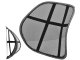Ergonominė nugaros atrama kėdei ir automobilio sėdynei, juoda