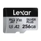 Atminties kortelė Lexar High-Performance Silver Plus microSDXC 256GB + adapteris