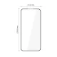 Apsauginis stiklas Tech-Protect Glass Fit+ 2-Pack, skirtas OnePlus Nord 6, juodas
