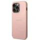 Guess Saffiano Strap Case for Apple iPhone 14 Pro Max, Pink