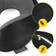 4FIZJO Memory Foam Neck Pillow for Travel Ergonomic U-Shaped Support, black