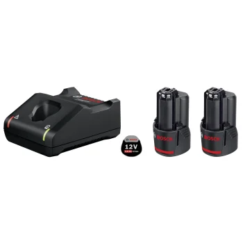 Bosch 12V 2x 2.0Ah Akumuliatorių ir Įkroviklio Rinkinys GAL 12V-40