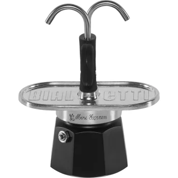 Bialetti MINI EXPRESS 2TZ espresso kavavirė, juoda