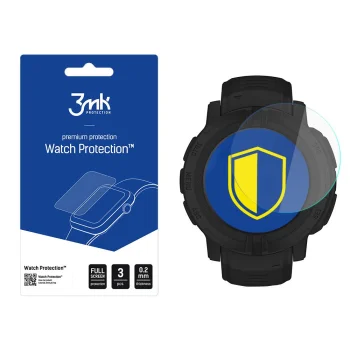 Apsauginis hibridinis stiklas 3mk FlexibleGlass, skirtas Garmin Instinct 2 / Solar
