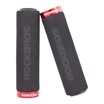 Rockbros BT1001BKRD kempininės dviračio rankenos, juodos ir raudonos