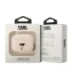 Karl Lagerfeld KLAPRUNIKP Silicone Karl Head 3D AirPods Pro dėklas, rožinis