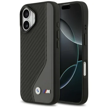 BMW M Carbon Logo MagSafe dėklas iPhone 17, antracito