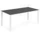 Sodo stalas 6 asmenims 156x78 cm Multigarden 144405, pilkai baltas