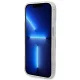 Guess Metal Outline MagSafe dėklas, skirtas iPhone 14 Pro Max 6.7\", sidabrinis
