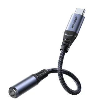 Joyroom SY-C01 USB-C to 3.5mm & USB-C DAC Adapter 60W Black