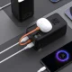 Išorinė baterija Wozinsky W8-B 50000 mAh 30W su LED žibintuvėliu, juoda