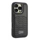 Audi Synthetic Leather MagSafe dėklas telefonui iPhone 16 Pro, juodas