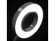 24 LED stalinė lempa su segtuku, USB, Balta/Sidabrinė