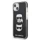 Karl Lagerfeld Karl&Choupette Head dėklas iPhone 13 / 14 / 15, juodas
