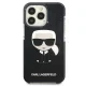 Karl Lagerfeld Ikonik Karl dėklas, skirtas iPhone 13 Pro / 13, Juodas