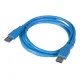 USB 3.0 laidas Maclean MCTV-582, USB-A į USB-A, 1.8 m, mėlynas