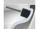 Silicone Toilet Brush 43 cm, White/Gray