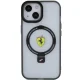 Ferrari dėklas iPhone 15 Plus / 14 Plus su Ring Stand MagSafe, juodas