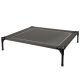 Purlov XXL Dog Bed with Canopy, 90x90x70 cm, Grey