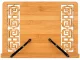 Bamboo Book and Tablet Stand, Adjustable