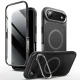 Supcase dėklas „iPhone 17 Air“ IBLSN Ares Flip Mag MagSafe, juodas